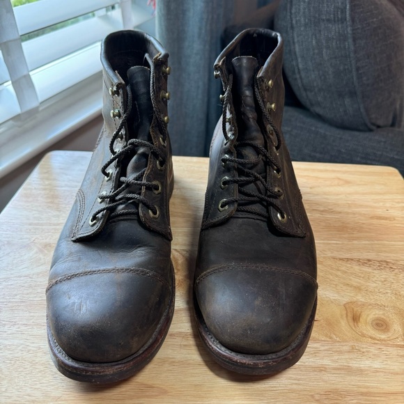 L.L. Bean Chippewa Katahdin Iron Works Engineer Boots Men’s Size 10.5 Brown - Picture 3 of 9